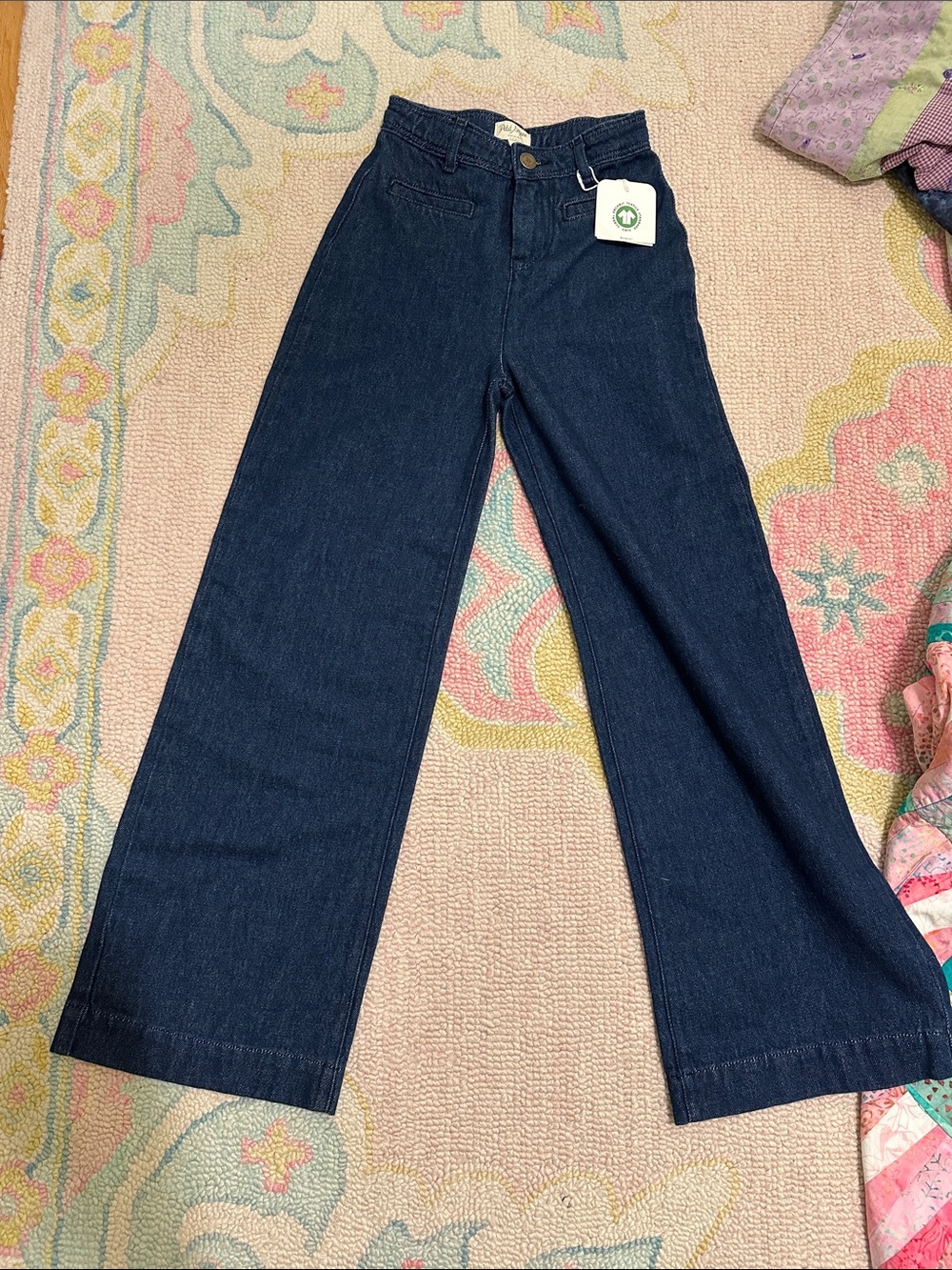 Petit Sezane Jeans in Dark Blue Denim
